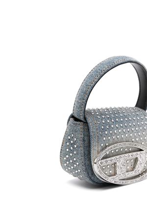 borsa in pelle azzurro DIESEL KIDS | J01572P5755H8457